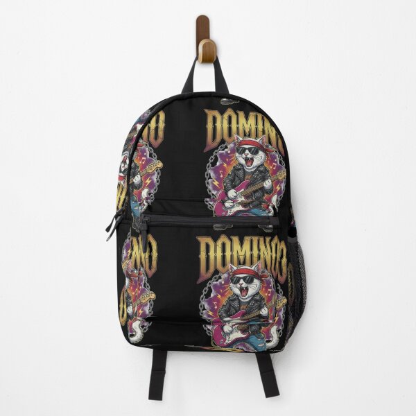 Item preview, Domino the Cat (Rock Star) designed and sold by MattBStickers.