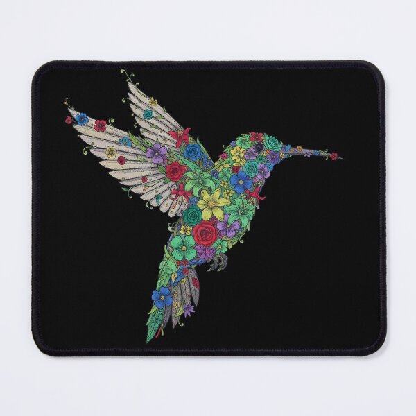 Item preview, Floral Hummingbird – Botanical Illustration in Organic Style designed and sold by AV.
