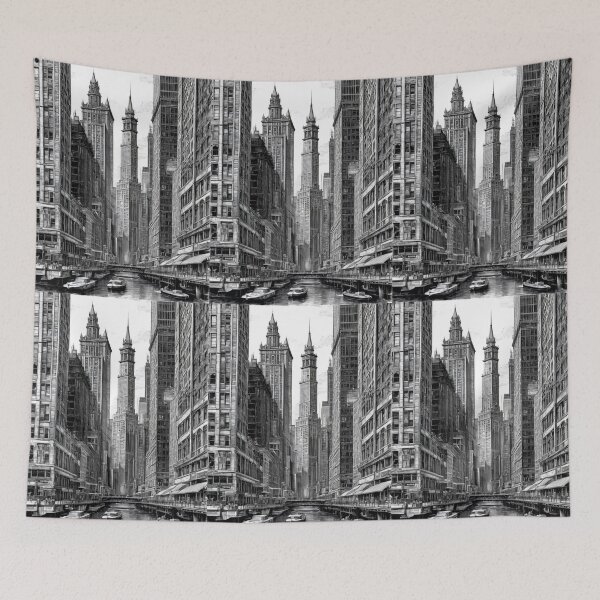 Item preview, Chicago Vibes Cityscape designed and sold by Irisangel.