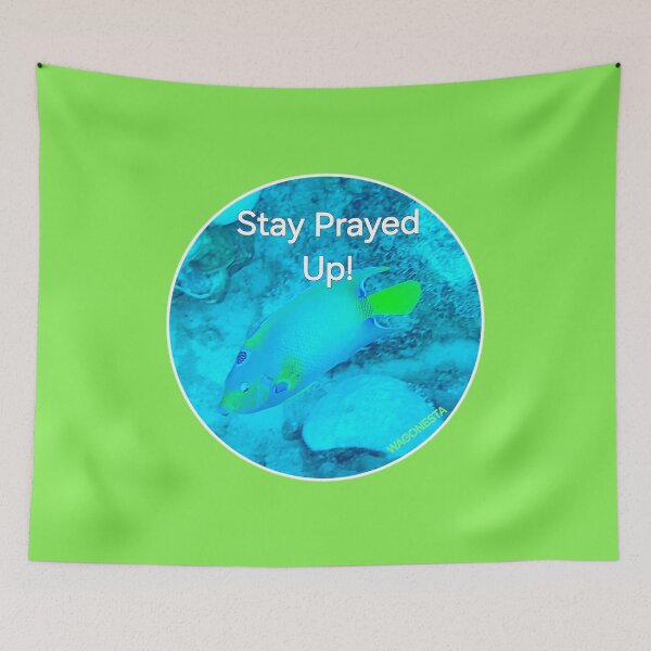 Item preview, FAITH - Stay Prayed Up -  Neon Fish in Bonaire by Wagonesta  designed and sold by Wagonesta.