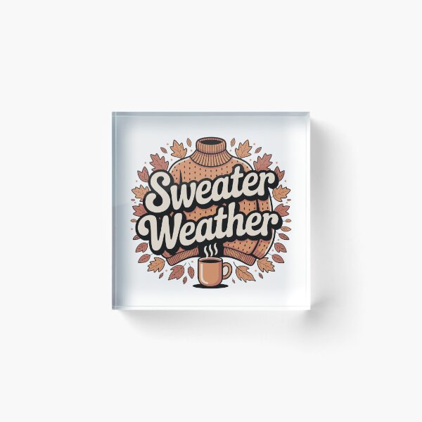 Item preview, Sweater Weather – Cozy Autumn Typography designed and sold by H&F Shop.