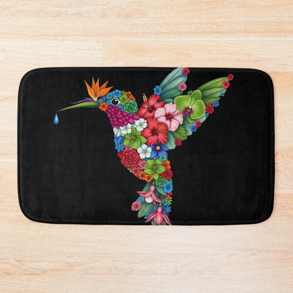 Item preview, Floral Hummingbird – Botanical Illustration in Organic Style designed and sold by AV.