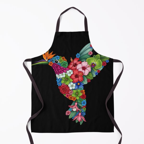 Item preview, Floral Hummingbird – Botanical Illustration in Organic Style designed and sold by AV.