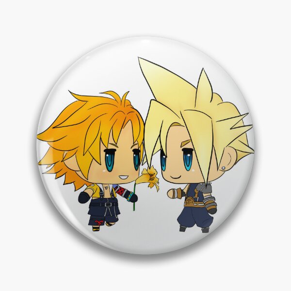 Artikelvorschau, Tidus schenkt Cloud eine Blume entworfen und verkauft von Sidequests & Summons.