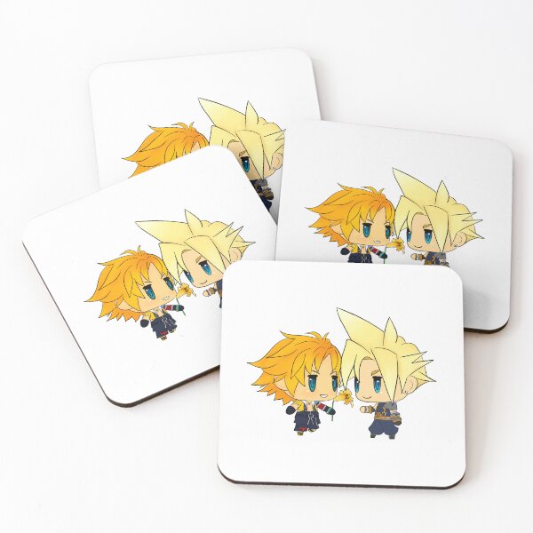 Item preview, Tidus Gives Cloud a Flower designed and sold by Sidequests & Summons.