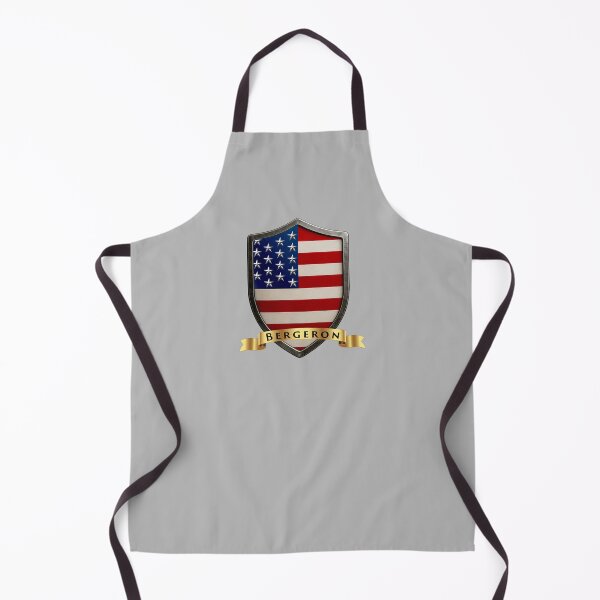 Item preview, Bergeron Family USA Shield, Stars & Stripes Heritage Emblem designed and sold by Highlandkings.