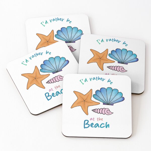 Item preview, I'd rather be at the beach designed and sold by KaisPrints.