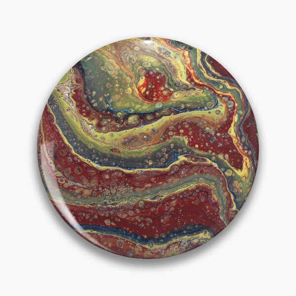 Item preview, Can't Say No 3 Maroon and Gold Geode Abstract designed and sold by Doug  Siegel.