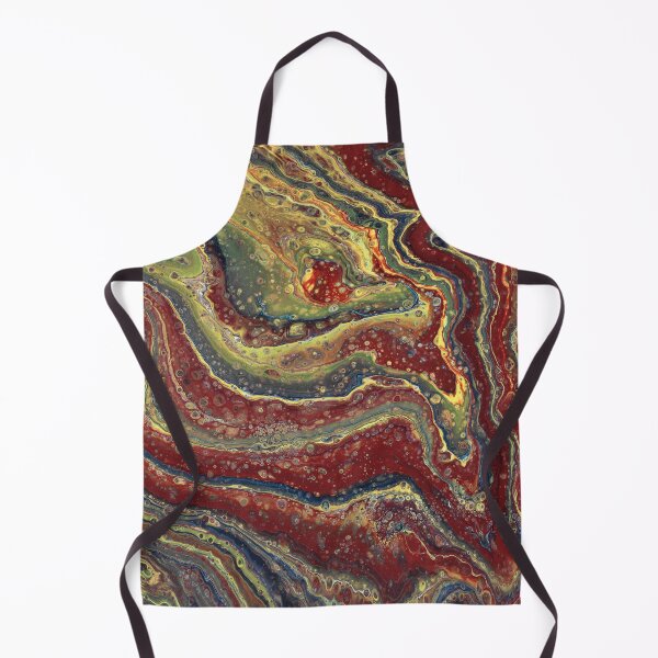 Item preview, Can't Say No 3 Maroon and Gold Geode Abstract designed and sold by Doug Siegel.