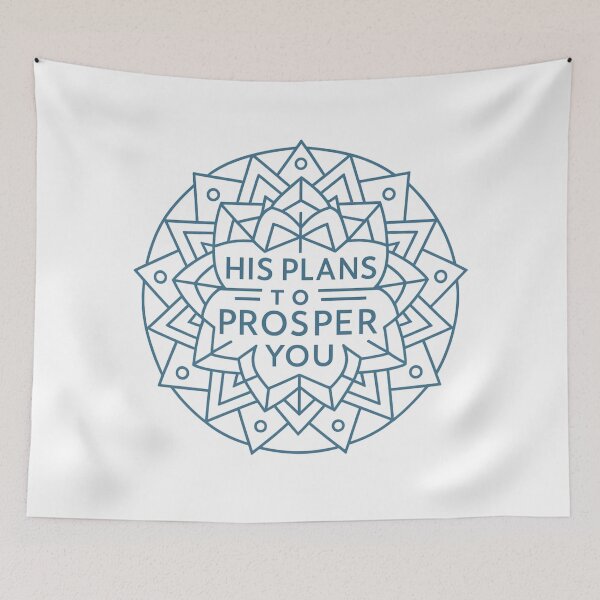 Item preview, His Plans to Prosper You – Jeremiah 29:11 Mandala Art designed and sold by allgrabs.
