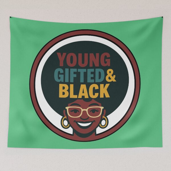 Item preview, Young Gifted & Black | Empowerment Afrocentric Pride Design designed and sold by XenoFinalDawn Shop.