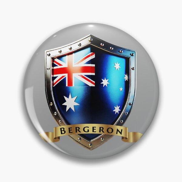 Item preview, Bergeron Family Australia Shield, Heritage Crest of Pride designed and sold by Highlandkings.
