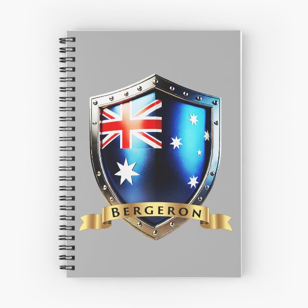 Item preview, Bergeron Family Australia Shield, Heritage Crest of Pride designed and sold by Highlandkings.