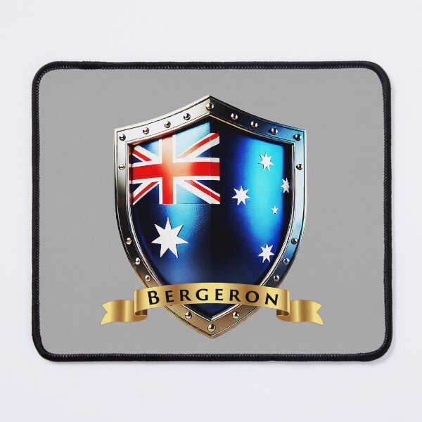 Item preview, Bergeron Family Australia Shield, Heritage Crest of Pride designed and sold by Highlandkings.