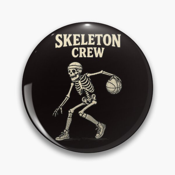 Item preview, Skeleton Crew – Retro Basketball Skeleton designed and sold by FrameFlow.