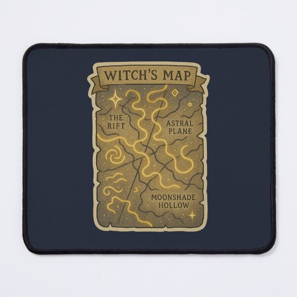 Item preview, Witch’s Magical Map – Mystical Adventure Illustration designed and sold by WitchPrint.