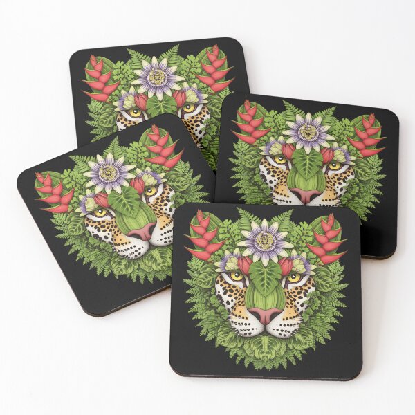 Item preview, Tropical Jaguar – Botanical Illustration of Brazil’s Jungle designed and sold by AV.