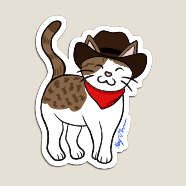 Item preview, Cowboy Cat designed and sold by CraftsbyAmy.