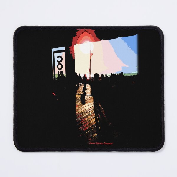 Item preview, Looking Out at Santa Monica Pier designed and sold by The-Glass-Eye.