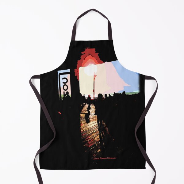 Item preview, Looking Out at Santa Monica Pier designed and sold by The-Glass-Eye.