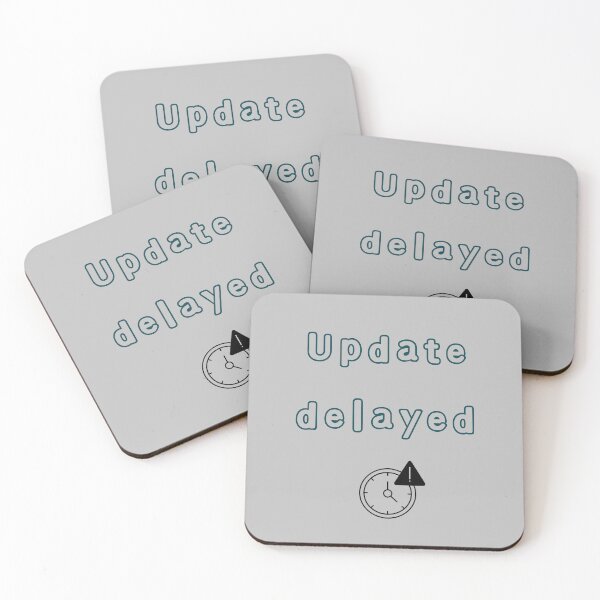 Item preview, Update Delayed – Low Battery Club Series designed and sold by mintmono-studio.