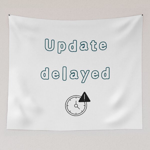 Item preview, Update Delayed – Low Battery Club Series designed and sold by mintmono-studio.