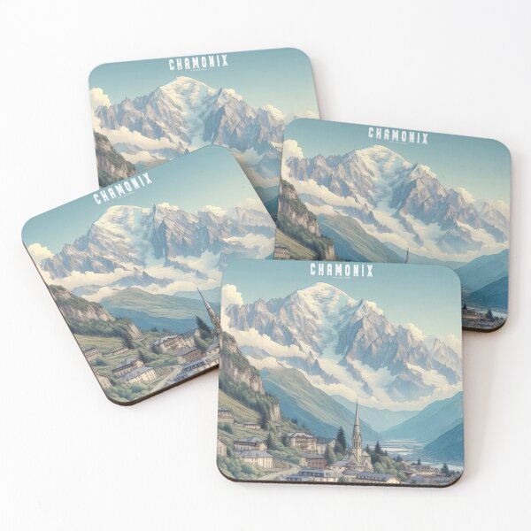 Item preview, Chamonix Mont Blanc – French Alps Hiking & Ski Design designed and sold by wildexperience.