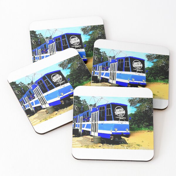 Item preview, Beach Tram – Where Retro Meets the Sand designed and sold by MyyVibe.