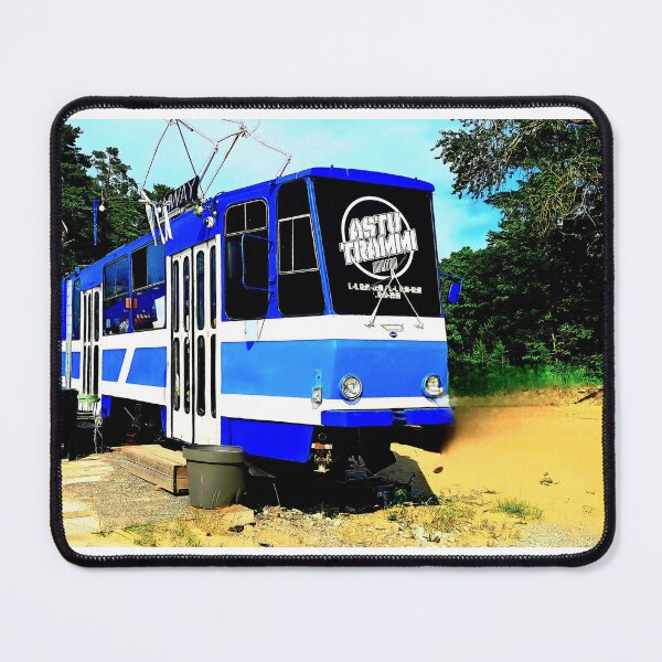 Item preview, Beach Tram – Where Retro Meets the Sand designed and sold by MyyVibe.