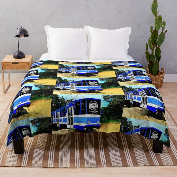 Item preview, Beach Tram – Where Retro Meets the Sand designed and sold by MyyVibe.