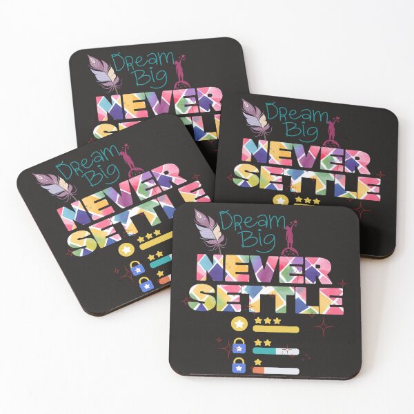 Item preview, Dream Big Never Settle Reaching Stars designed and sold by Omarupattern51.
