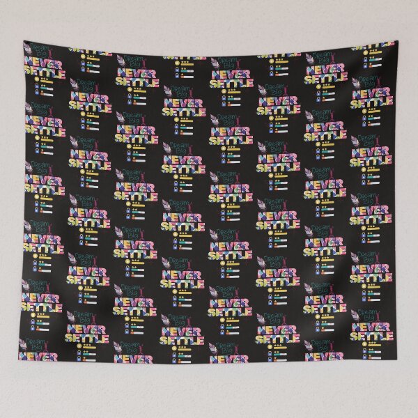 Item preview, Dream Big Never Settle Alcanzando Estrellas designed and sold by Omarupattern51.