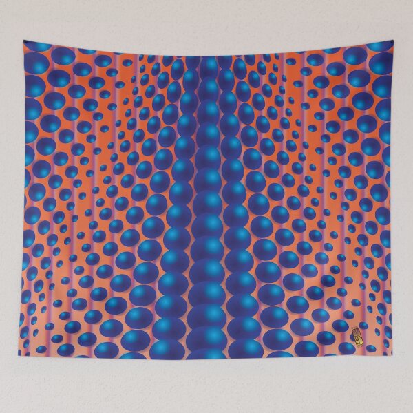 Item preview, Halftones Pattern Blue Dots designed and sold by TyBrockDesigns.