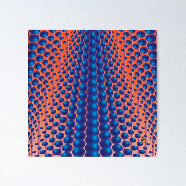 Item preview, Halftones Pattern Blue Dots designed and sold by TyBrockDesigns.