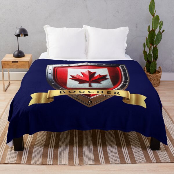 Item preview, Boucher Family Canada Shield. Maple Leaf Heraldry Crest designed and sold by Highlandkings.