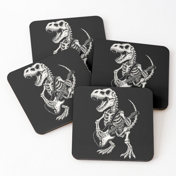 Item preview, Dinosaur Trex Guitarist Skeleton Halloween Electric Guitar Boys Girls Kids designed and sold by rafaeltto.