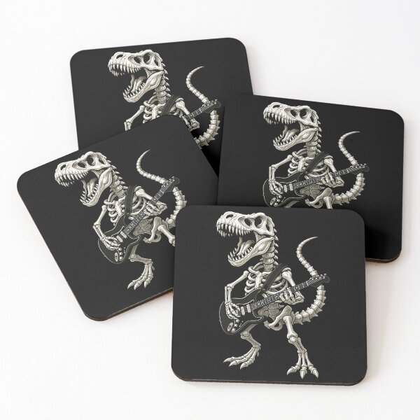 Item preview, Dinosaur Trex Skeleton Guitarist Halloween Electric Guitar Boys Girls Kids designed and sold by rafaeltto.