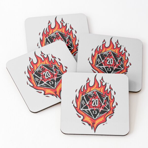 Item preview, Flaming D20 - Critical Hit Dice designed and sold by Monteal Labs.