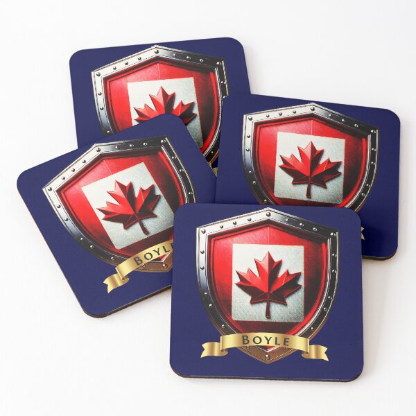Item preview, Boyle Family Canada Shield. Maple Leaf Heritage Crest designed and sold by Highlandkings.