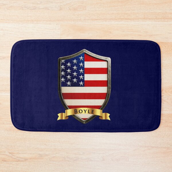 Item preview, Boyle Family USA Shield. Stars & Stripes Pride Crest designed and sold by Highlandkings.