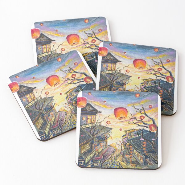 Item preview, Lanterns over the Old Street designed and sold by LinglingArt.