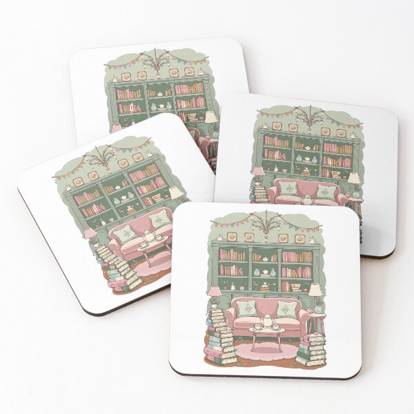 Item preview, Tea and Books in my Favourite Room designed and sold by marshmelephant.