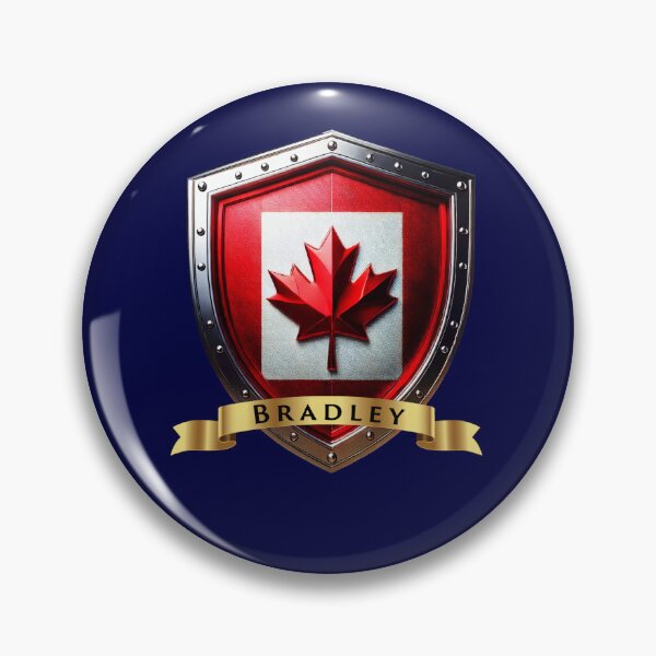 Item preview, Bradley Family Canada Shield. Maple Leaf Heritage Crest designed and sold by Highlandkings.