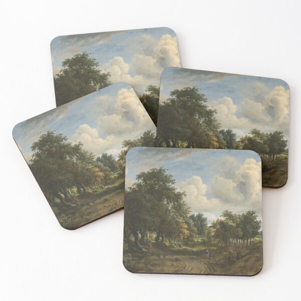 Item preview, A Wooded Landscape by Meindert Hobbema designed and sold by Deanmindvortex.