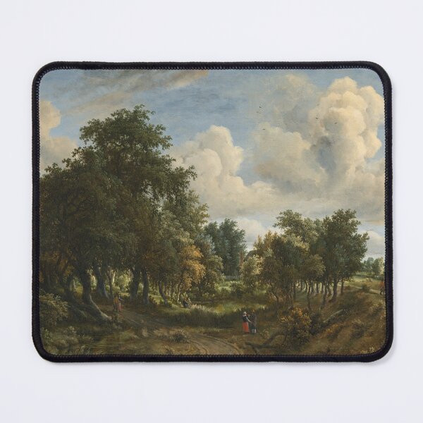 Item preview, A Wooded Landscape by Meindert Hobbema designed and sold by Deanmindvortex.