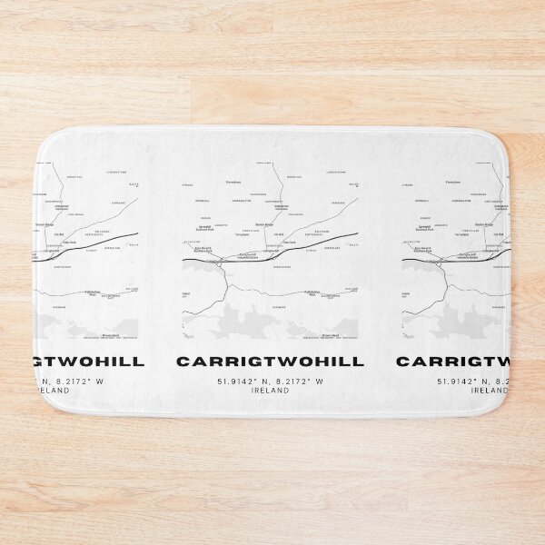 Item preview, Carrigtwohill Ireland Minimalist Map Art designed and sold by RM-Journey.