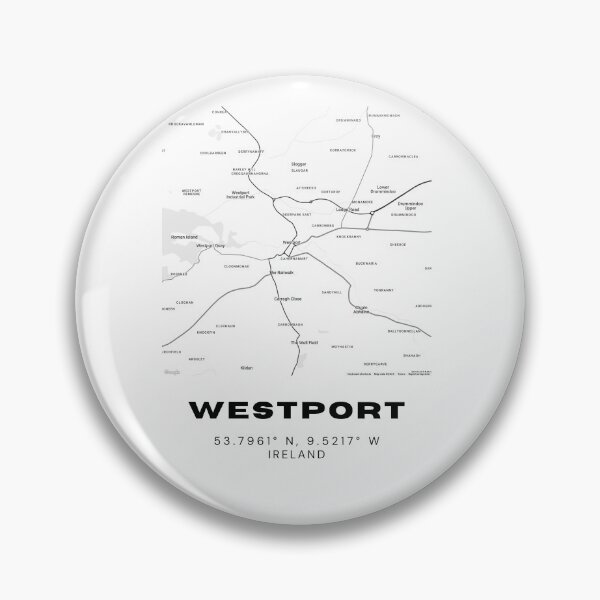 Item preview, Westport Ireland Minimalist Map Art designed and sold by RM-Journey.