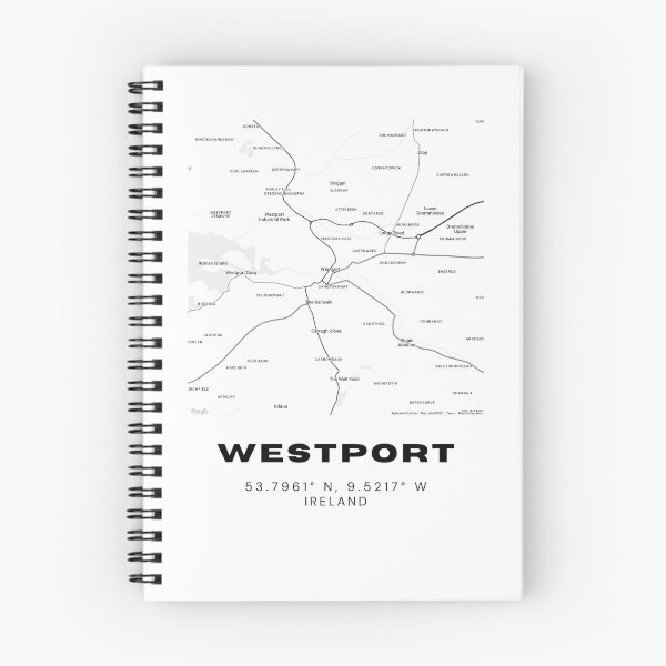 Item preview, Westport Ireland Minimalist Map Art designed and sold by RM-Journey.