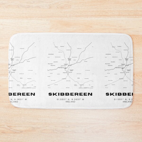 Item preview, Skibbereen Ireland Minimalist Map Print designed and sold by RM-Journey.