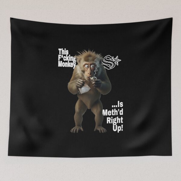 Item preview, Meth'd Up Monkey designed and sold by Sevenfold Theory Clothing.